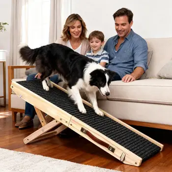 Foldable 4-Level Dog Ramp 1