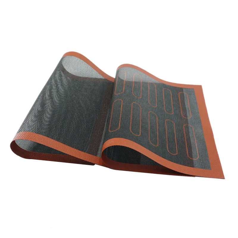 40x60cm Silicone Double Sided Printing Baking Mat Non Stick Pastry Oven Cake Baking Perforated Sheet Liner Pastry Mat