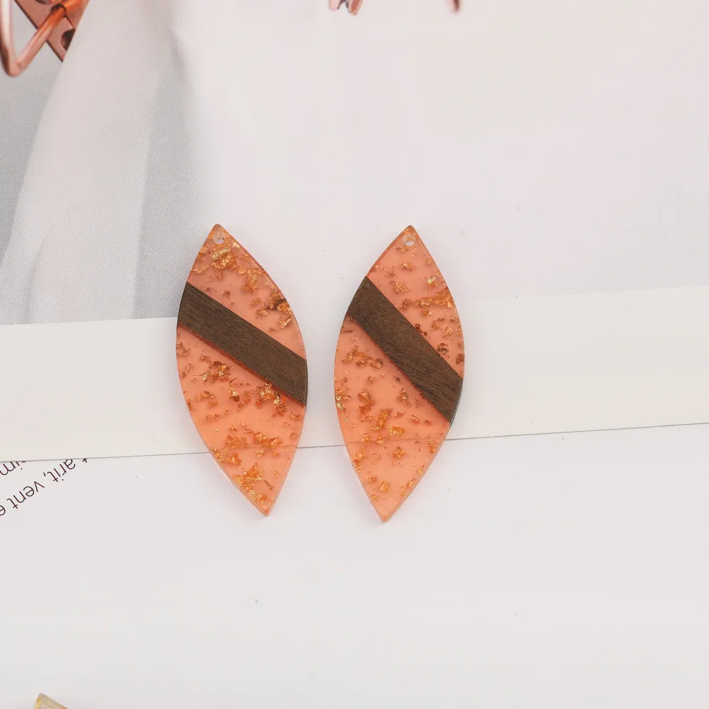Cordial Design 50Pcs 22*53MM Jewelry Accessories/Natural Wood&Resin/Hand Made/DIY Charms/Marquise/Jewelry Findings&Components 7 Cordial Design 50Pcs 22*53MM Jewelry Accessories/Natural Wood&Resin/Hand Made/DIY Charms/Marquise/Jewelry Findings&Components - cordial