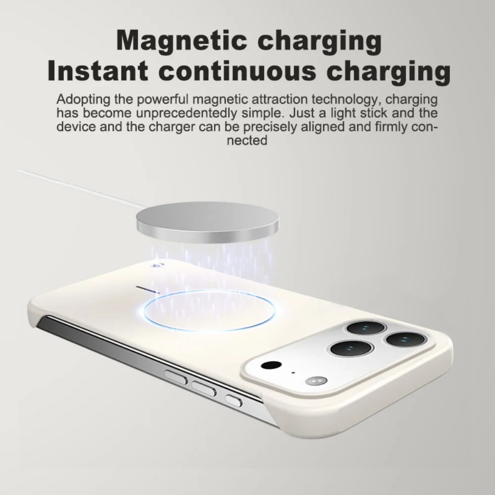 Ultrathin Frameless Magnetic Phone Case with Magsafe Compatibility