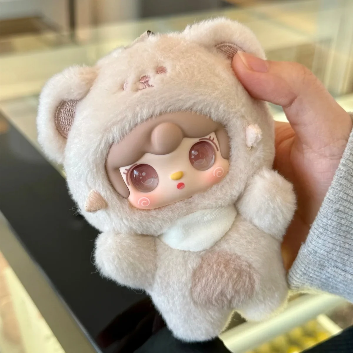 Yooki Bear V4 mini シークレット 黒 奥利奥小熊 ぬいぐるみ New