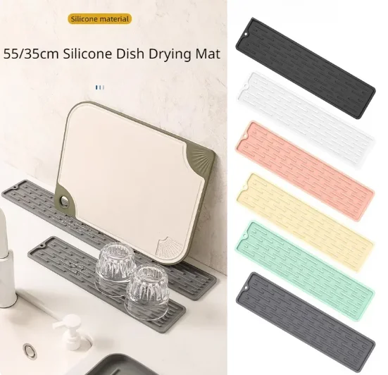 Drip Protection Pads Waterproof Cleaning Faucet Water Catcher Mat Heat-insulation Kitchen Gadgets Home Bathroon Accessories