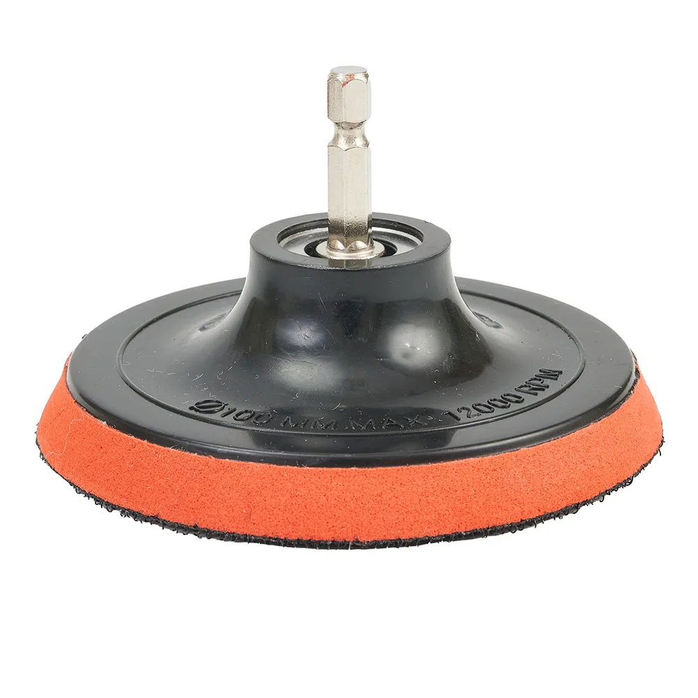 Sanding Disc 4 Inch 100mm Hook & Loop Sand Paper 60-240 Grit Backing Pad M10 Drill Adaptor 12 PCS Set