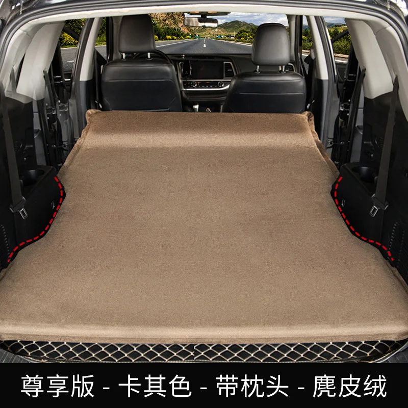 Vehicle-mounted inflatable bed Car rear seat mattress Sleep mattress Car S U V rear seat cushion bed station