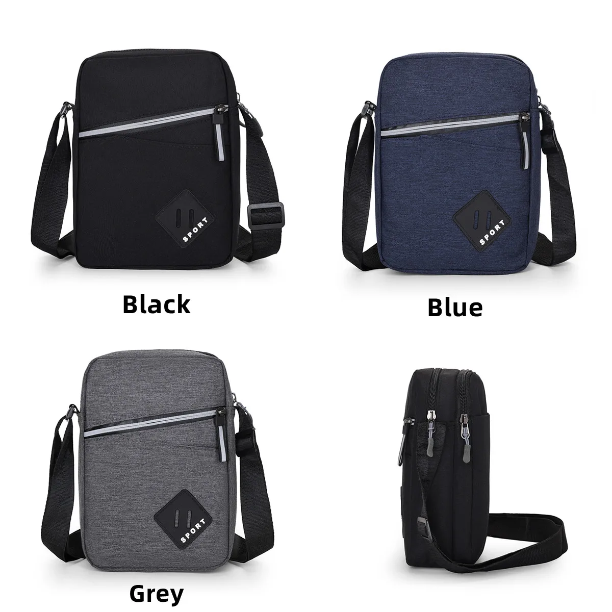 2023 New Women Shoulder Bags Nylon Messenger Handbags Fashion Mini Pouch Casual Solid Crossbody Bags For Women Shopper