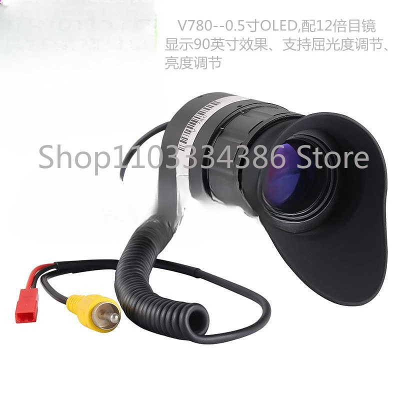 Oled Eyepiece 0.5 Inch with Lens Display Cvbs Input Video Night Vision Thermal Imaging Viewfinder