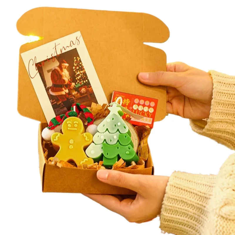 Soybean Wax Christmas Scented Candle Gift Set