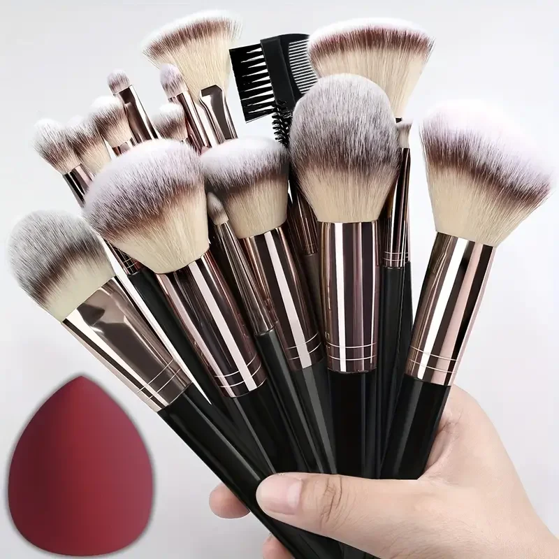 Professional Makeup Brush Set - 20pcs Collection