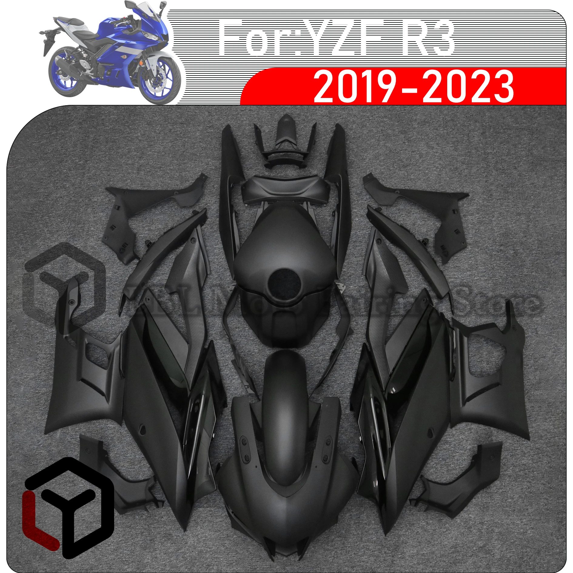 

Motorcycle Fairings Kit Fit For YAMAHA YZFR3 R3 2019 2020 2021 2022 2023 Bodywork Set High Quality ABS Injection Full Fairing