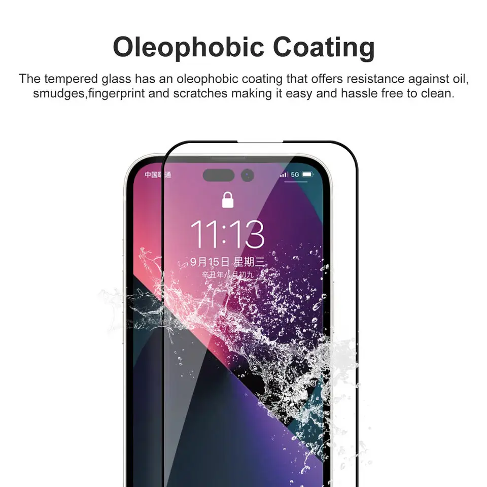 Premium Full Tempered Glass Screen Protector - 2 Pack