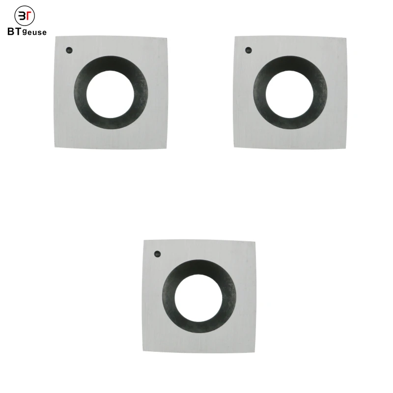 

3Pcs 15mm (.59") Square with 6"(150mm) Radius Carbide Insert Cutter(15mmX15mmX2.5mm)4-Edge for Wood Lathe Rougher Turning Tools