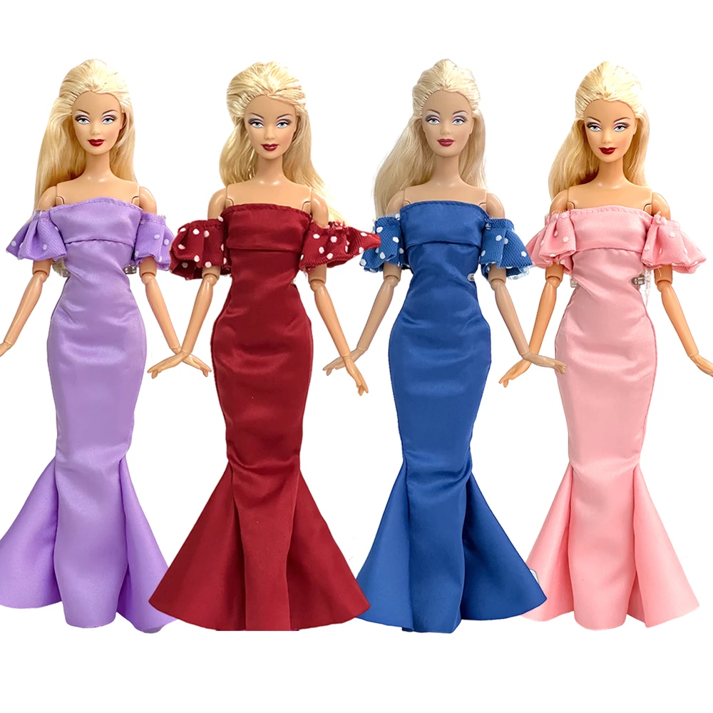 Aanhankelijk uitvegen Mortal Nk 4 Stks/set Mode Bruid Trouwjurk Kleding Voor Barbie Pop Prinses Mermaid  Rok Party Dress Voor 1/6 Fr Bjd accessoires| | - AliExpress