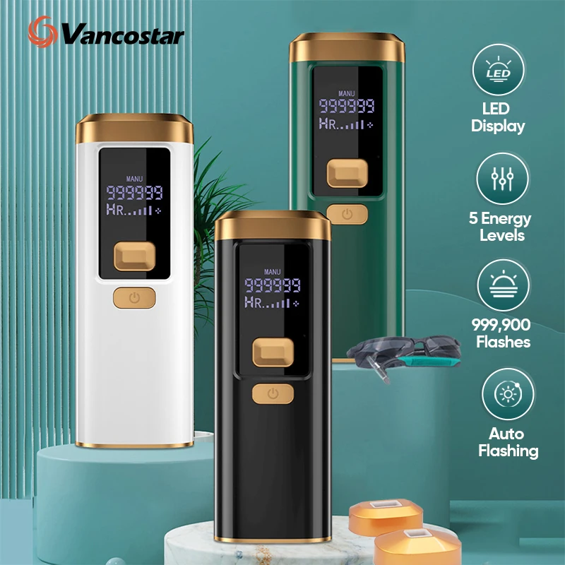 999900 Epilatore Laser Flash Per Le Donne Depilazione Ipl Led Lampada Sostituibile Permanente Cap Bikini Trimmer Per Gli Uomini Spedizione Gratuita