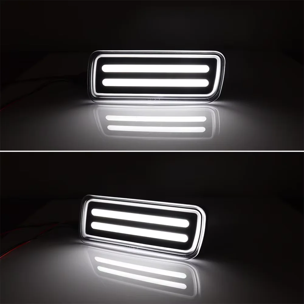 Auto LED Dinamico Ambra Paraurti Anteriore Indicatori di direzione Luci Bianche DRL Luci di Guida/Park Per Chevrolet Chevy Camaro 1985-1992 12V - Image 5
