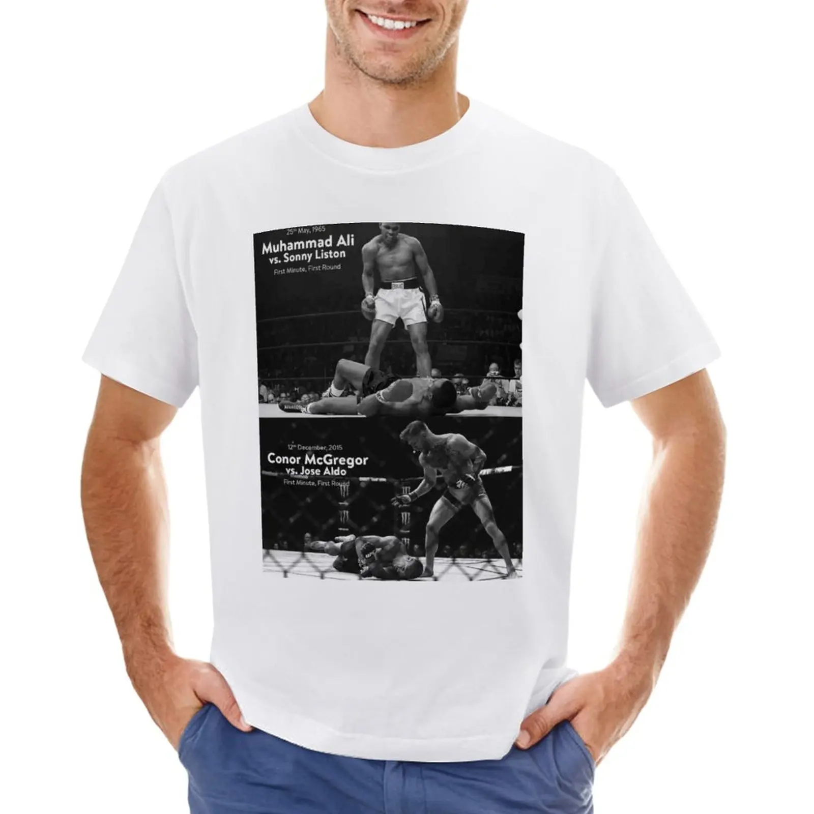 

Muhammad Ali vs Conor McGregor T-Shirt vintage kawaii clothes oversized t shirts for men