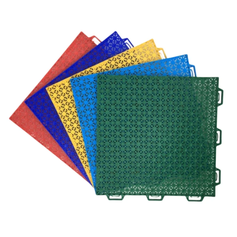 Plastic Floor Tile Interlocking Patchwork Floor Drainage Mat Garden Balcony Swimming Pool Bathroom Waterproof Non-slip Plastic Tile Grille Floor