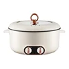 220V Electric Hot Pot Multicooker Household Non-stick Cooking Machine Frying Pan Pot 5L Double-flavor Hot Pot 3L Single Pot 6