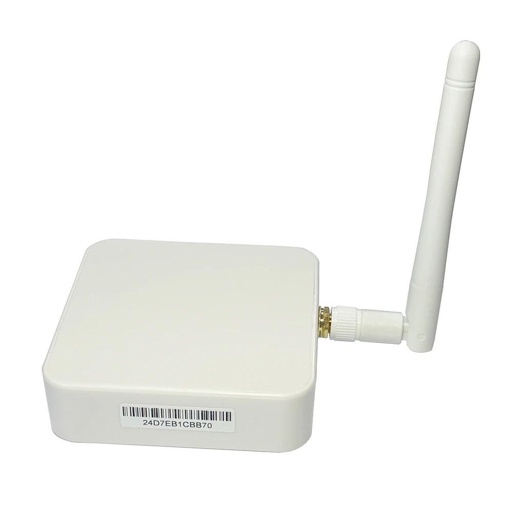 White housing CE FCC certified AB BLE Gateway 4 BLE to WiFi Bridge network version