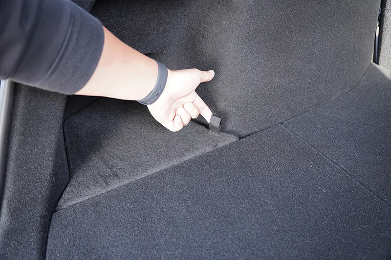 for Tesla Model Y Juniper 2025 Left Right Rear Trunk Side Storage Organizer Box Suede Cover TPE Waterproof Bin 2024 Accessories