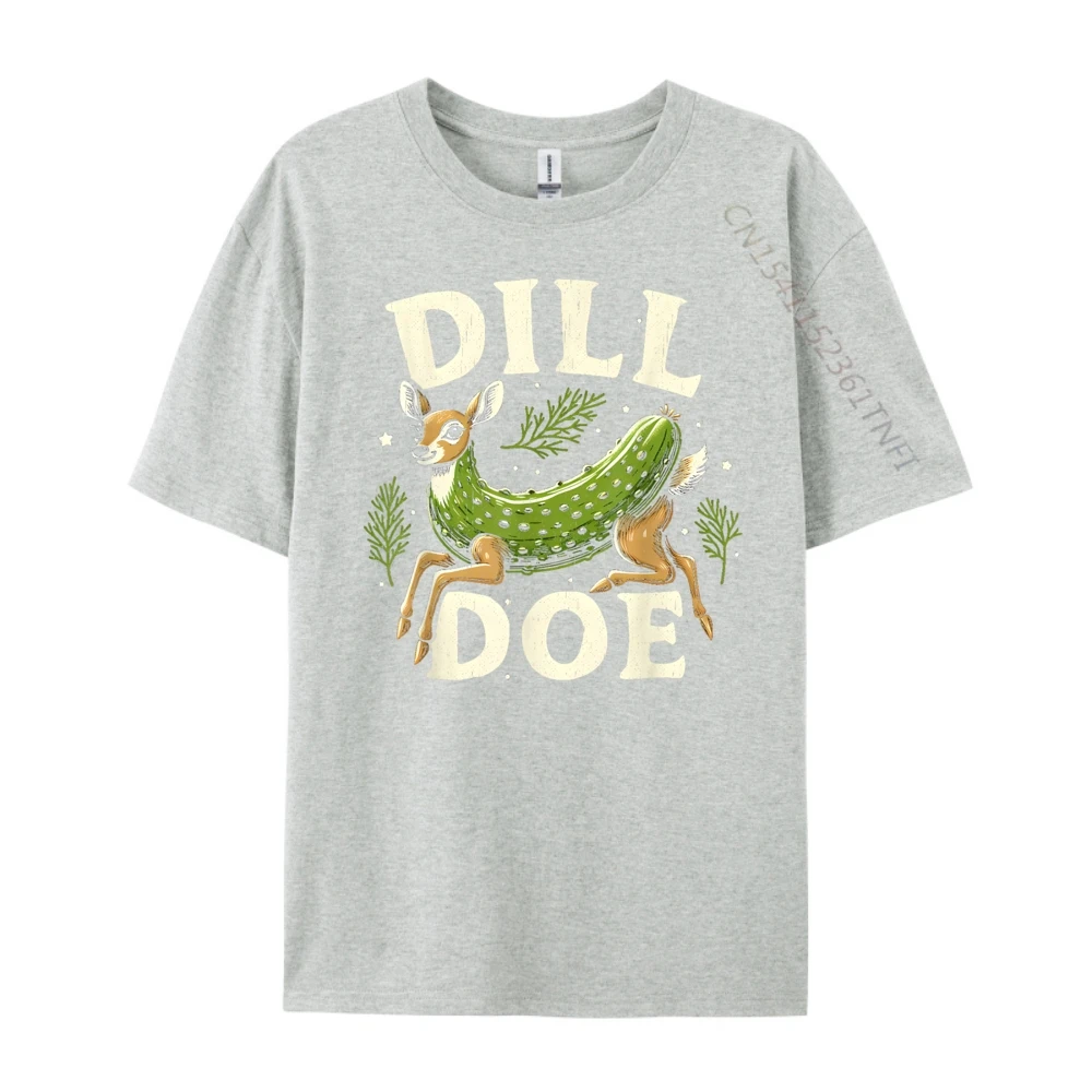 Raunchy Vulgar Funny Naughty Gag Graphic Christmas Cotton Crew Neck Mens Tees Gift Idea T Shirt Funny Short Sleeve T-Shirt Raunchy Vulgar Funny Naughty Gag Dill Pickle Deer Doe gray