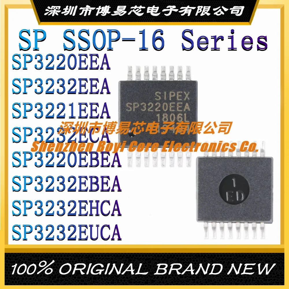 

SP3220EEA SP3232EEA SP3221EEA SP3232ECA SP3220EBEA SP3232EBEA SP3232EHCA SP3232EUCA EUCA-L/TR SSOP-16 Brand new original