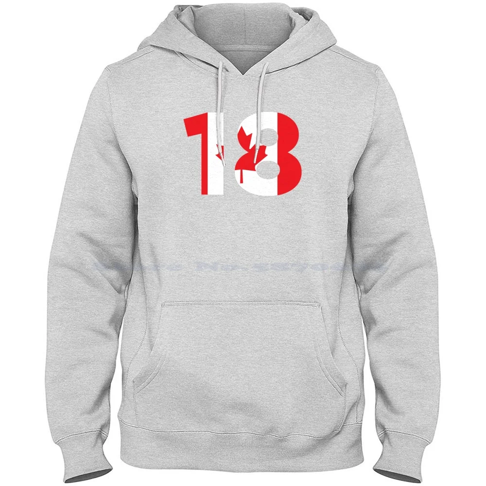 Felpa Con Cappuccio Canadese 18 100% Cotone 18 18 18 Canada Canadian Flag Troll Canadian Racing Driver Maple Leaf Montreal Quebec