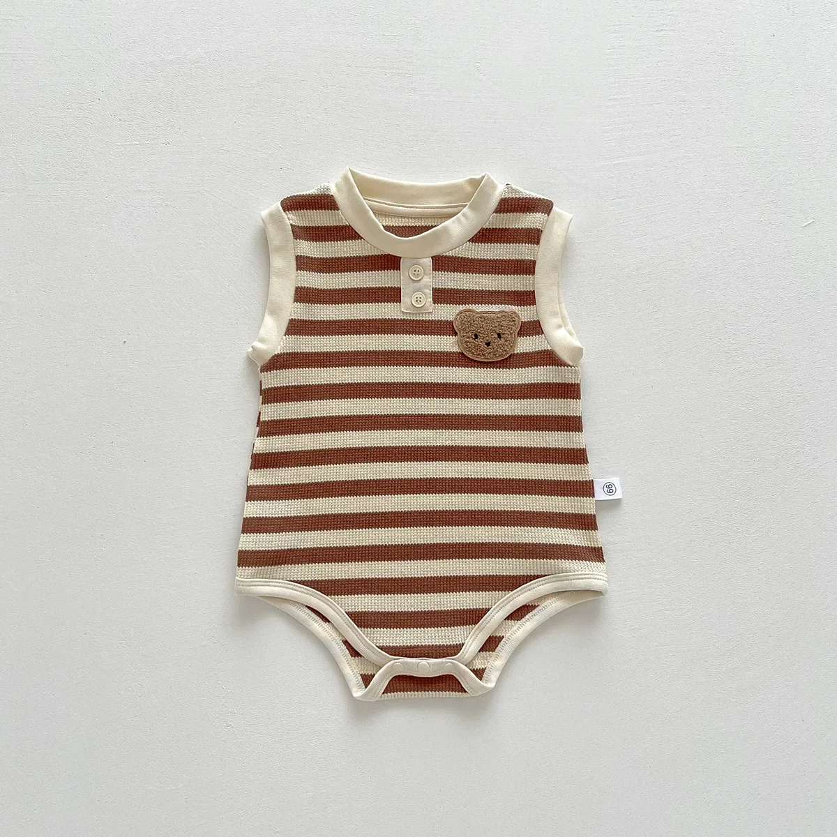 Baby Bodysuit New Summer Sleeveless Knit Bodysuits Infant Baby Girls Boys One-pieces Kids Newborn Clothes Ideal for Outdoor Activities