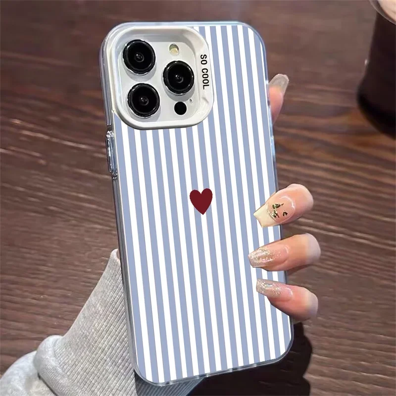 Vibrant Stripe Pattern Fashion Phone Case - Hard IMD Cover
