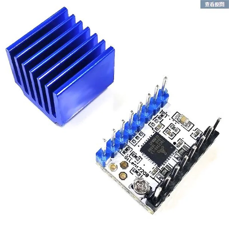 

Аксессуары для 3D-принтера, шаговый двигатель TMC2208V1.2, бесшумный 256 пиковый ток подделки 2 А