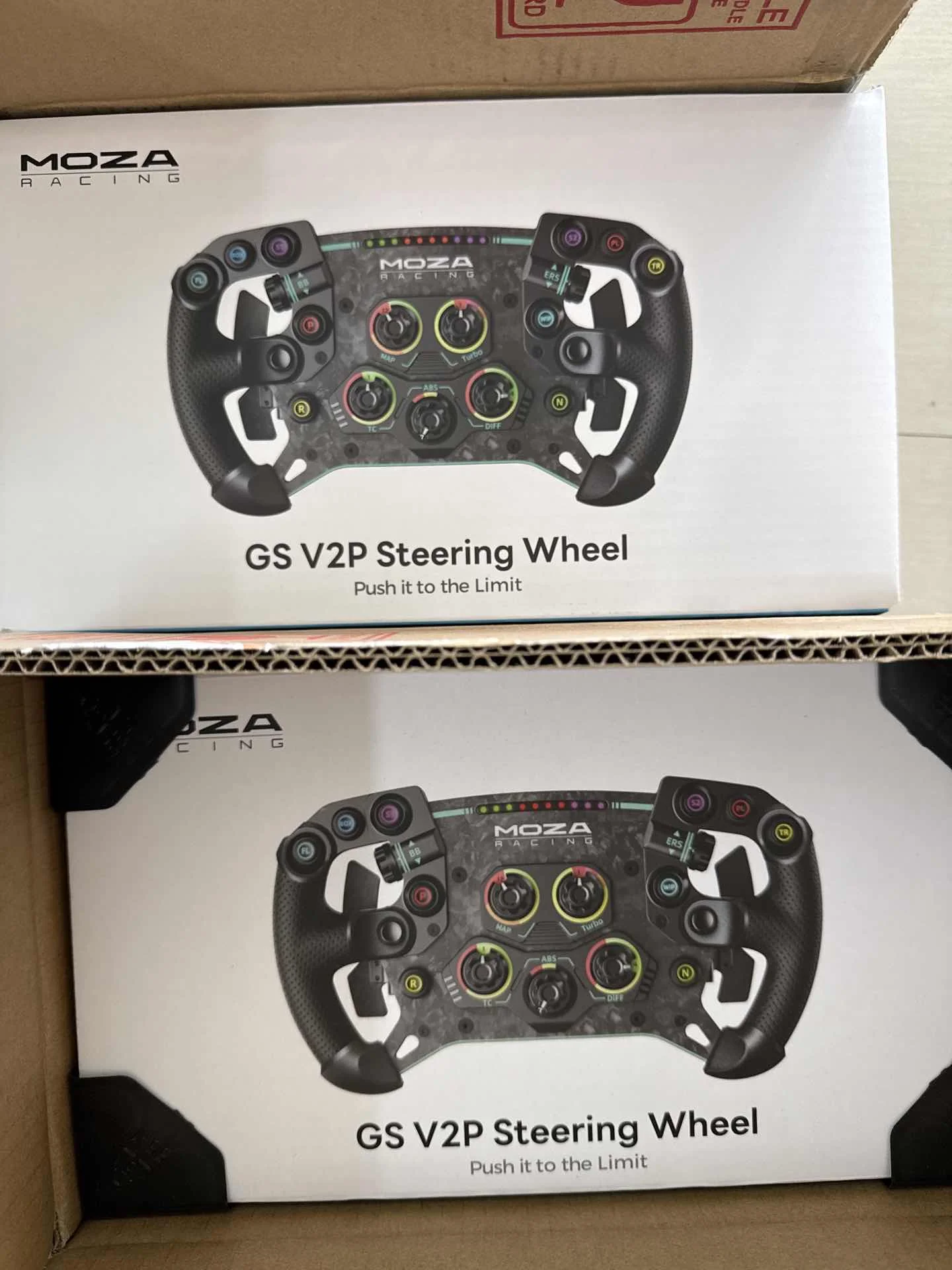 Racing R12 V2 Direct Drive Wheel base with GS V2P GT Steering Wheel bundle Optio