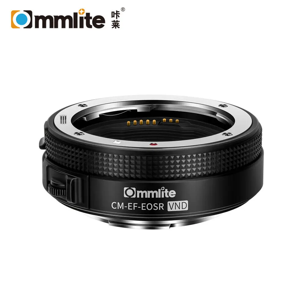 

Commlite CM-EF-EOS R VND VCPL Auto Focus Adapter Canon EF EF-S to EOS R R5 R6 RP Lens Adapter