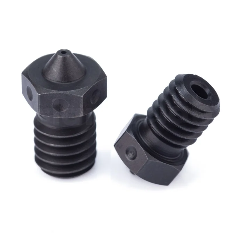High Quality Hardened Steel Nozzle E3D V6 MK8 Nozzles For PEI PEEK