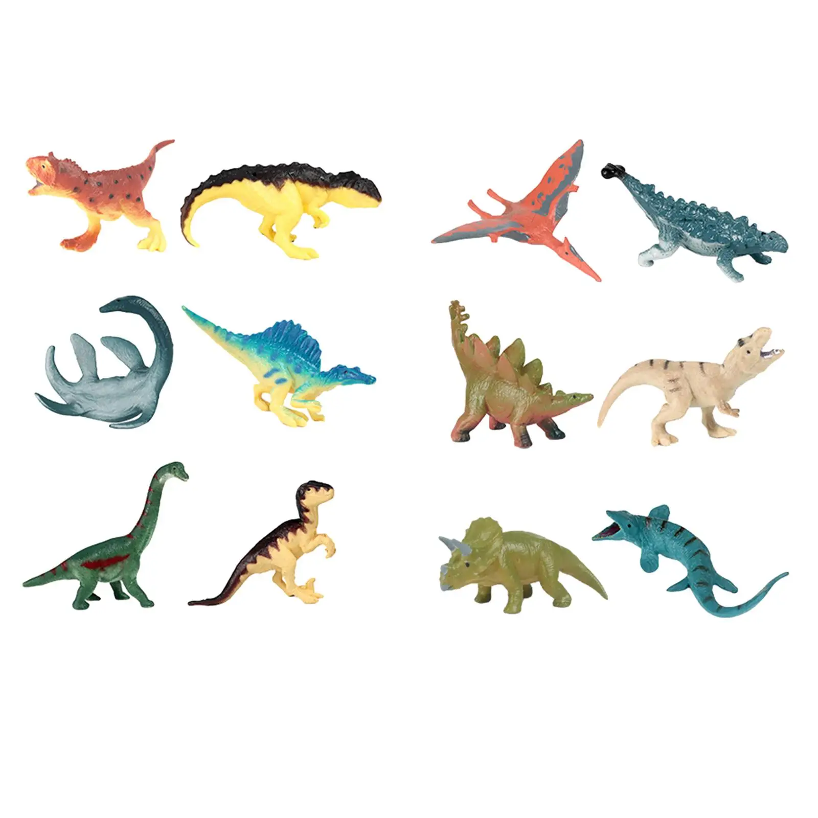 

Dinosaur Figure Toys Mini Dinosaur Set for Teaching Aid Cognitive Fish Tank