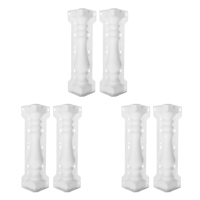 6X Roman Column Concrete Mold Set 6