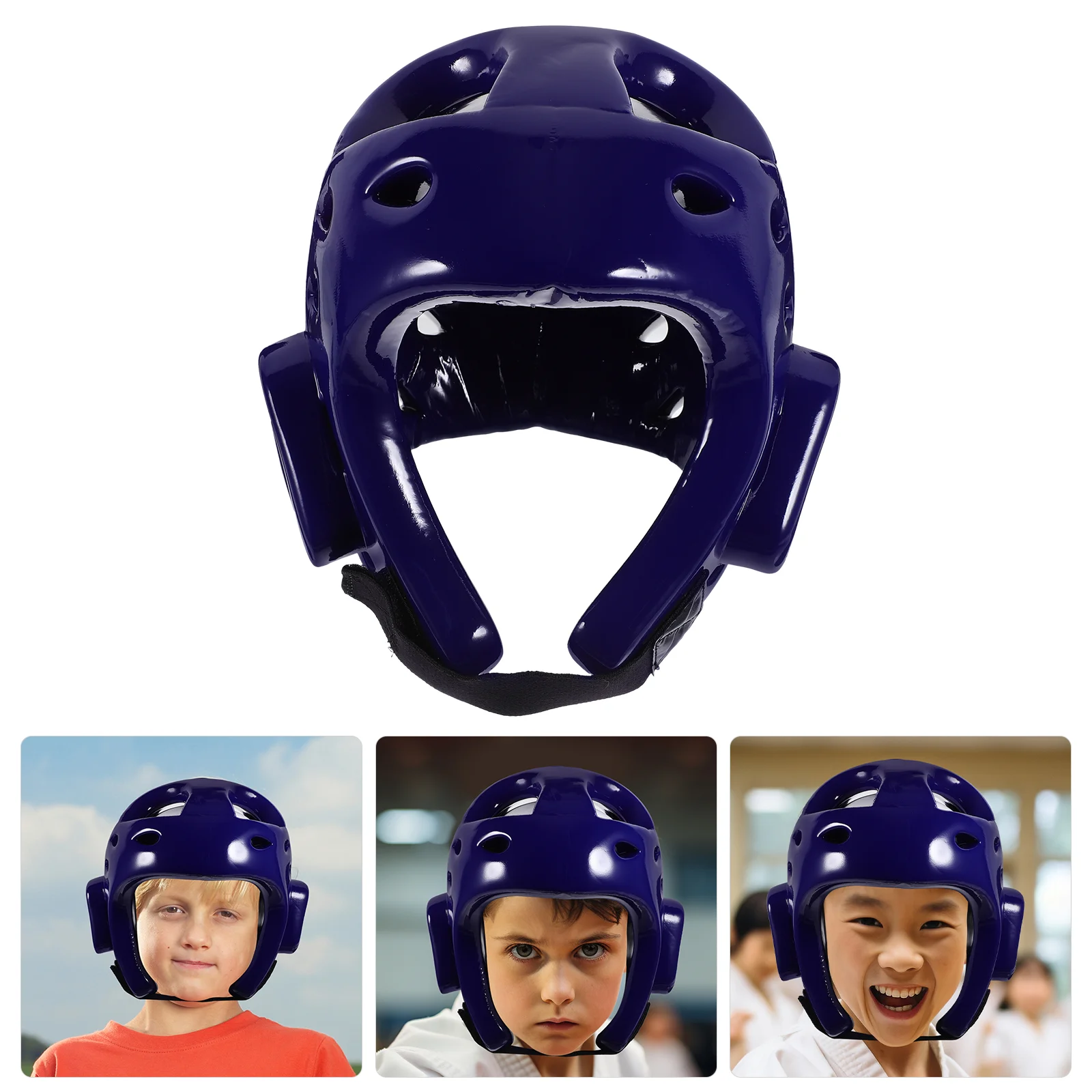 

Kids Taekwondo head protector Helmet Muay Thai Boxing Absorbant Kickboxing Player Helmets Taekwondo Karate Guard Head Kickboxing