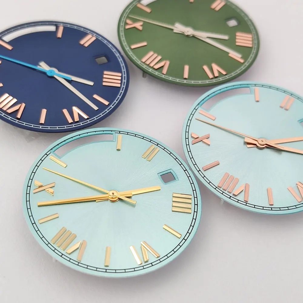 Premium 29mm Watch Dial and Hands with Customized Logo - High-Quality Watch Accessories