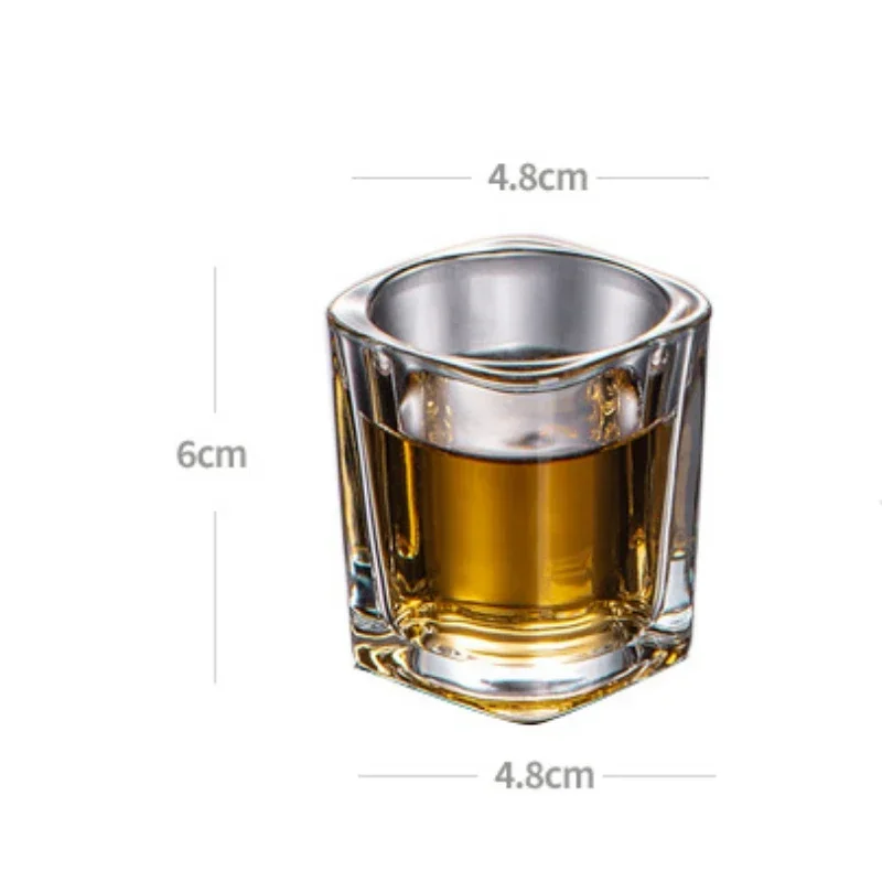 Tea Cup Wine Cup Wine Glass Spirits Cup Drinking Glasses 6pcs/4pcs/2pcs Wine Glass Transparent Shot Glass
