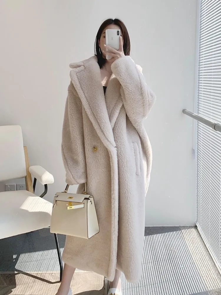 Weicher Oversize-Teddy-Langmantel für Frauen | Warmer und weicher Wintermantel main image 1