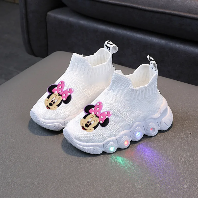 Baby Running Sneakers Children Sports Shoes Disney Mickey Mouse for Spring Autumn