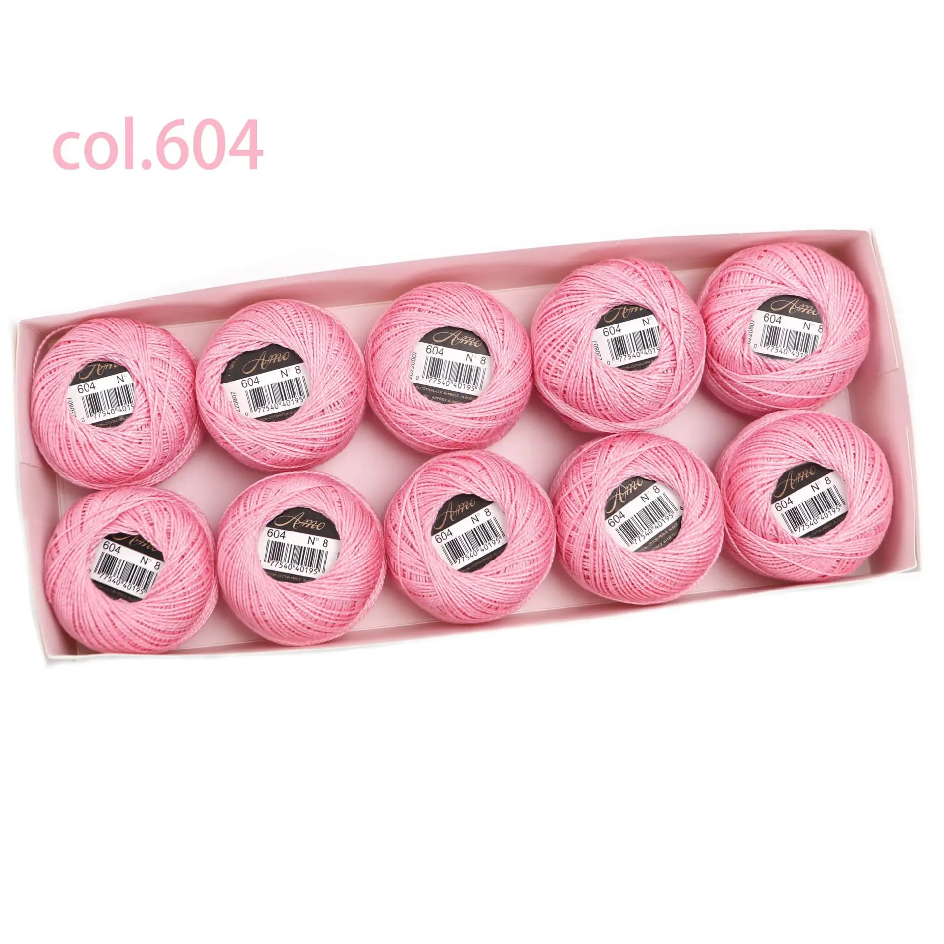 Egyptian Long Staple Cotton Embroidery and Hand Sewing Thread Set - 10 Balls