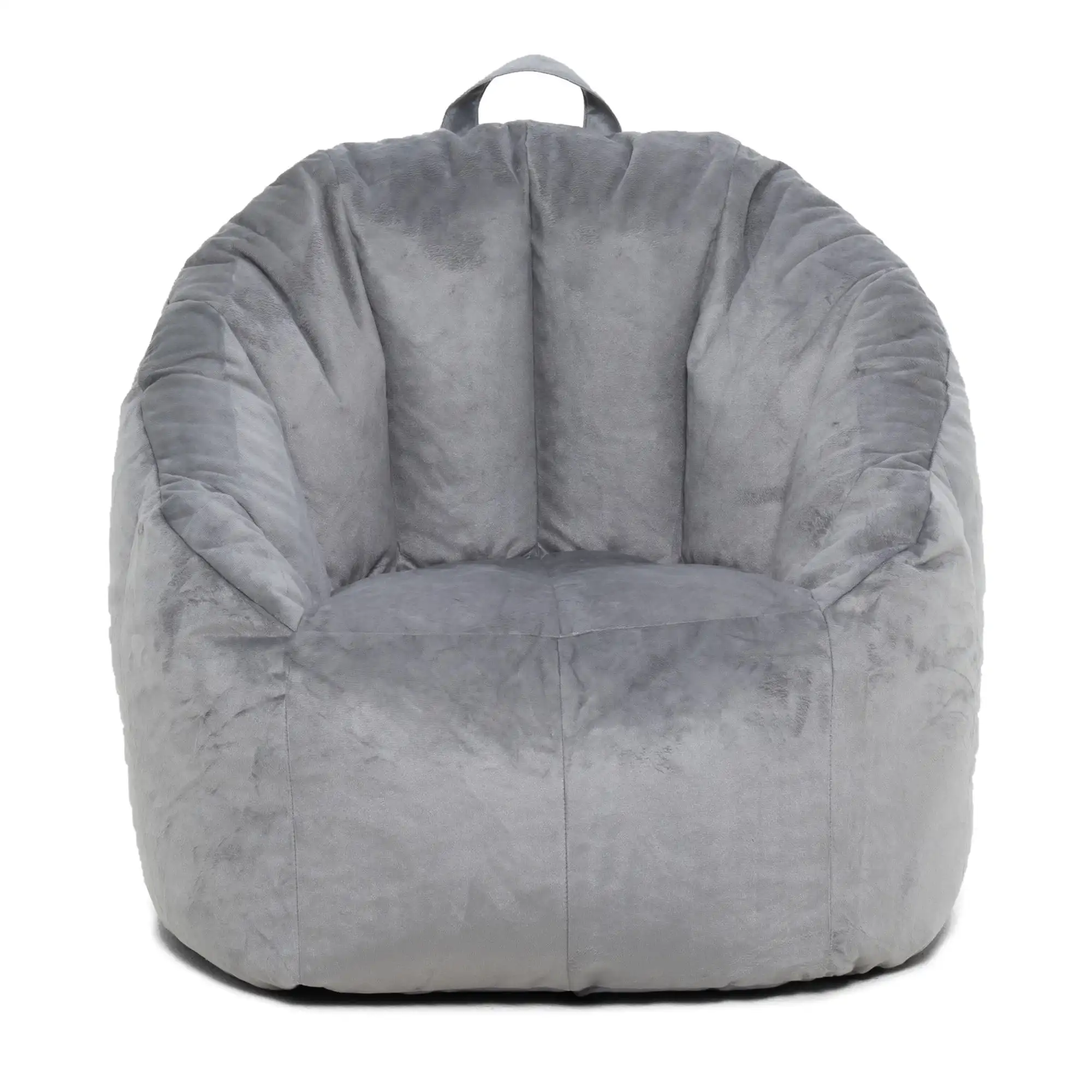 

Стул Big Joe Bean Bag, плюшевый, для детей/подростков, 2,5 фута, серый