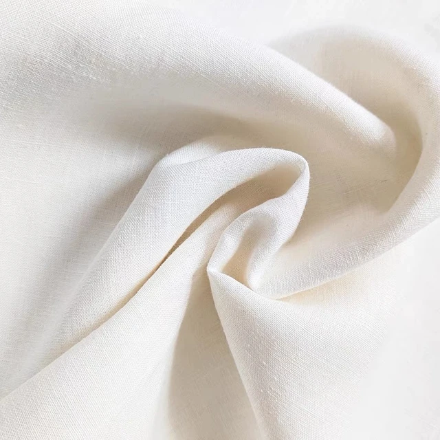100% Natural Raw Cotton Fabric by the Yard or Meter, 