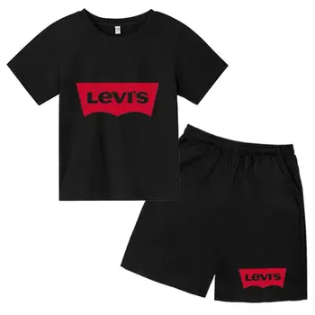 Alternative view of Kids Fashion Summer CR7 Sports Suits 3-14 Years Boys Girls 2pcs Casual Short Sleeve T-shits+Pants Sets Children Idol Clothes