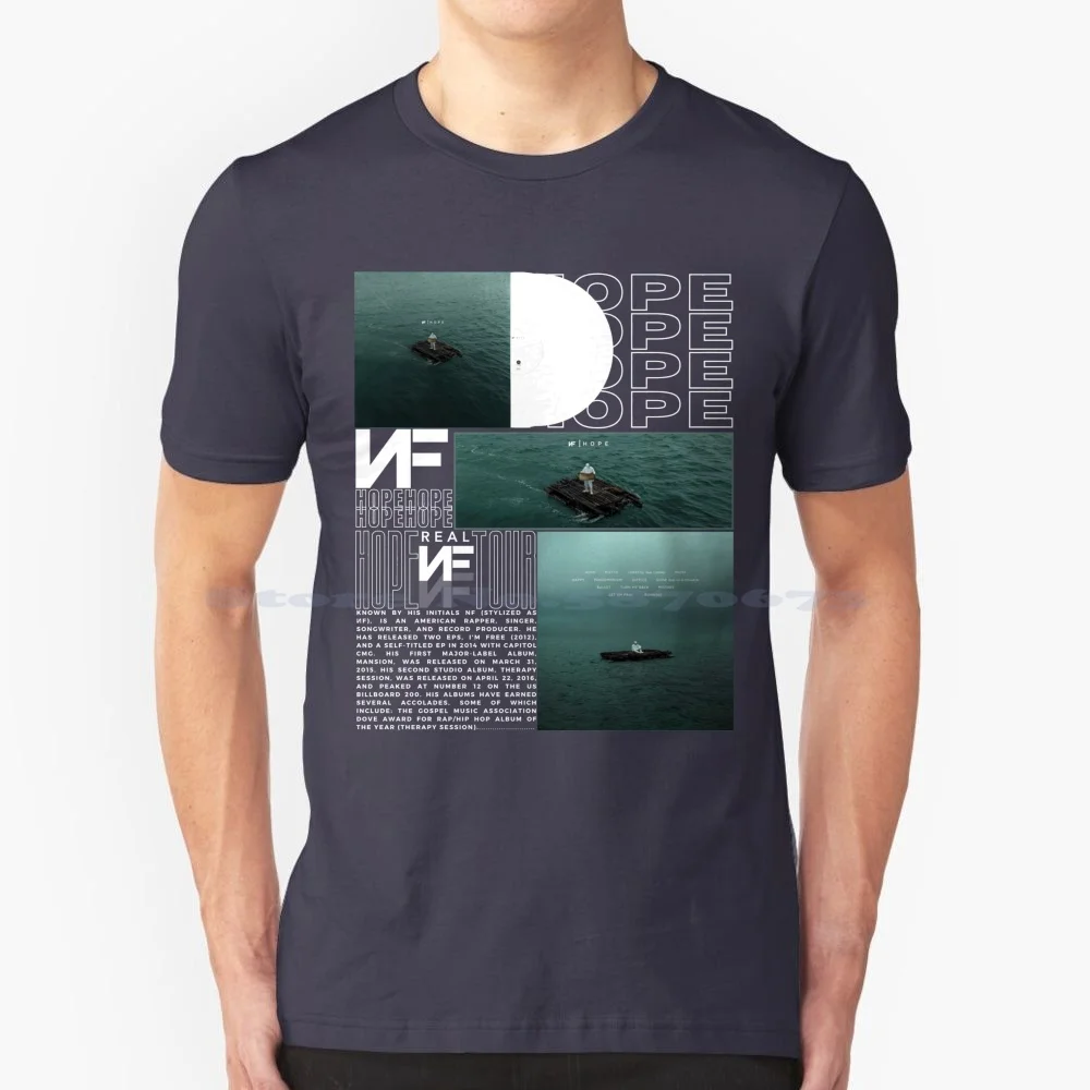 Hope T Shirt 100% Cotone Tee Hope Album Nf Tour Concert Hope 2023 Nf Hope Tour Nf Show Nf Concert