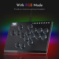 Haute42 Metal Joystick Hitbox Controller Arcade Fighting Stick For PC/Ps3/ Ps4 / Switch/Steam Mini Hitbox Leverless Controller - Image 5