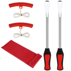 Motorcycle and Bike Tire Repair Tool Kit with Rim Protector (2Pcs 30cm)