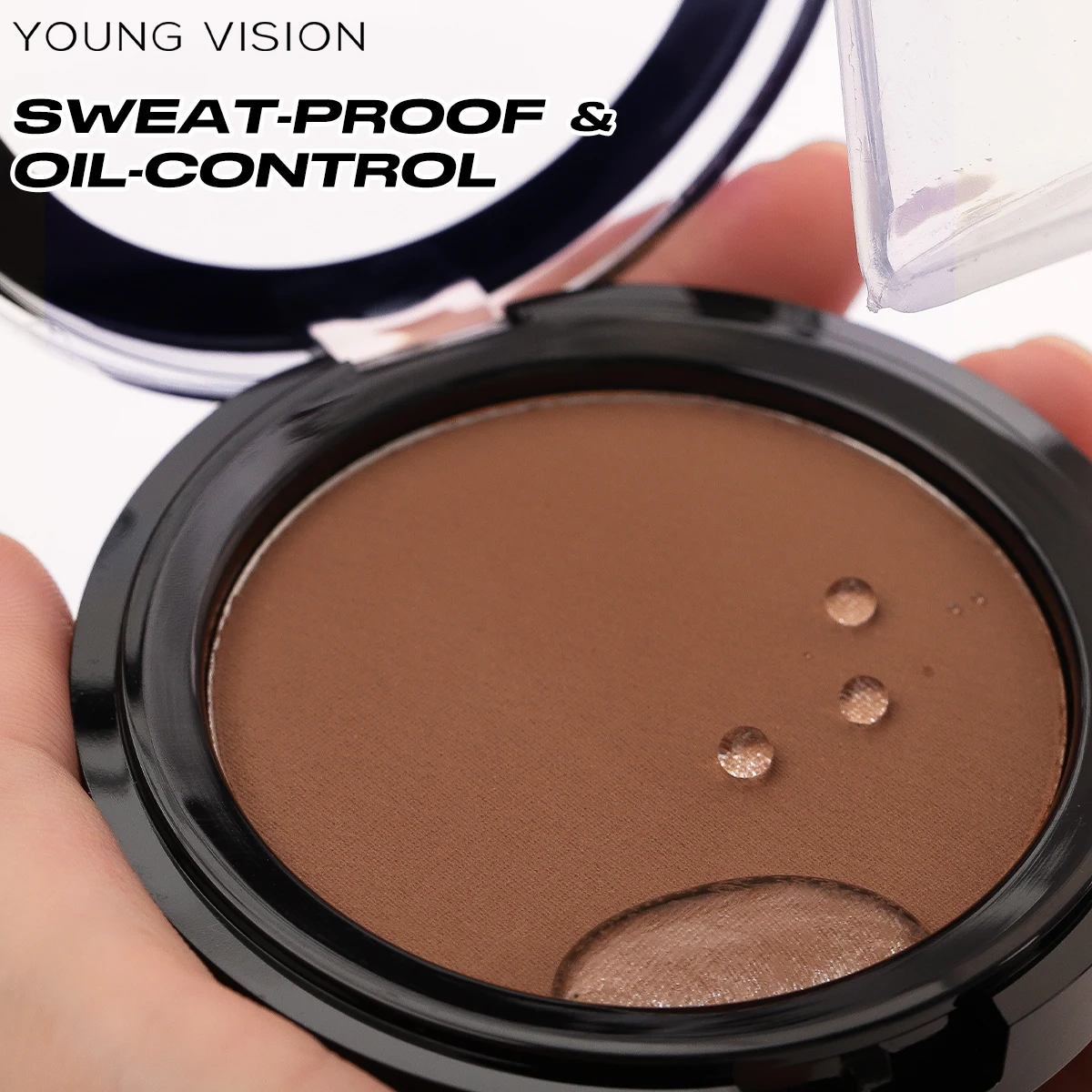 Matte Contour Powder Palette Long-Lasting Bronzer & Highlighter Makeup Kit for 3D Face Shaping