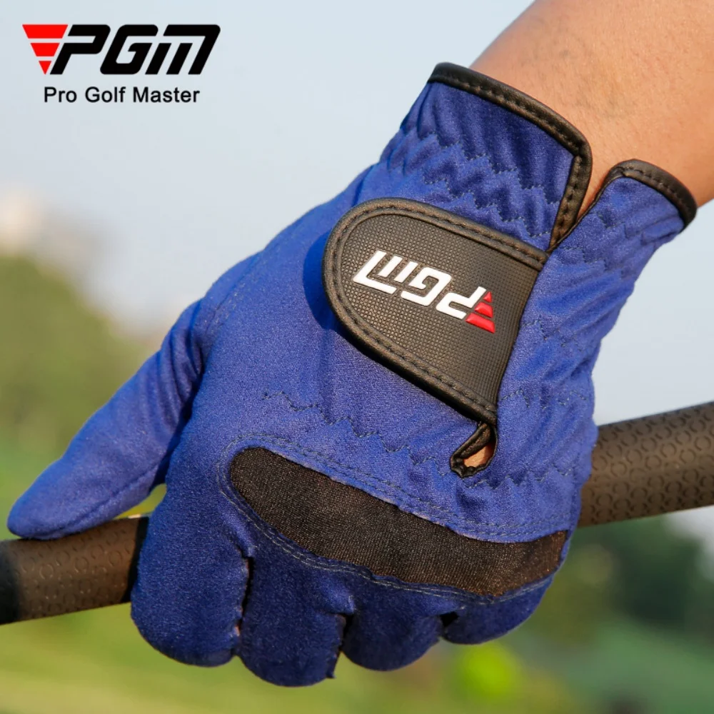 

PGM Men Single Right / Left Hand Golf Gloves Sweat Absorbent Microfiber Cloth Soft Breathable Abrasion Gloves Golf Accessories