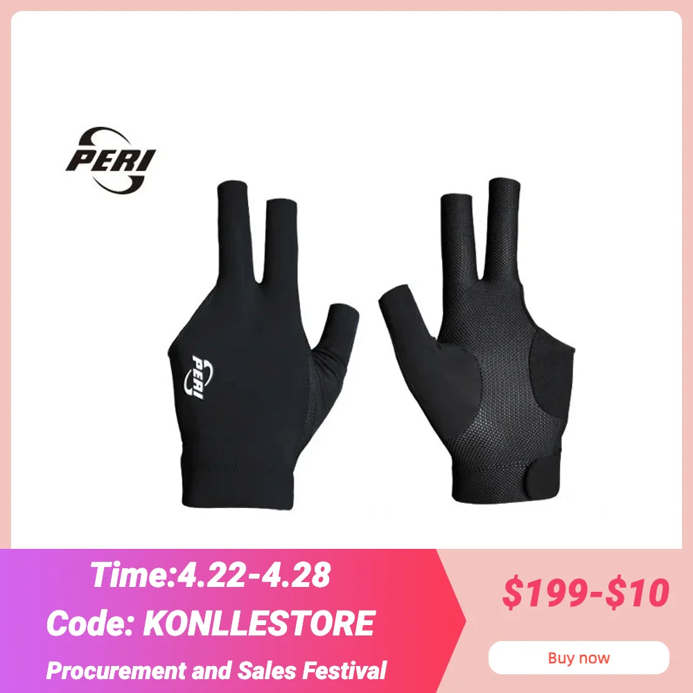 PERI Official Store PERI Glove M/L One Piece Billiard Gloves Non-slip Professional Pool Glove Snooker Glove Billiard Accessories