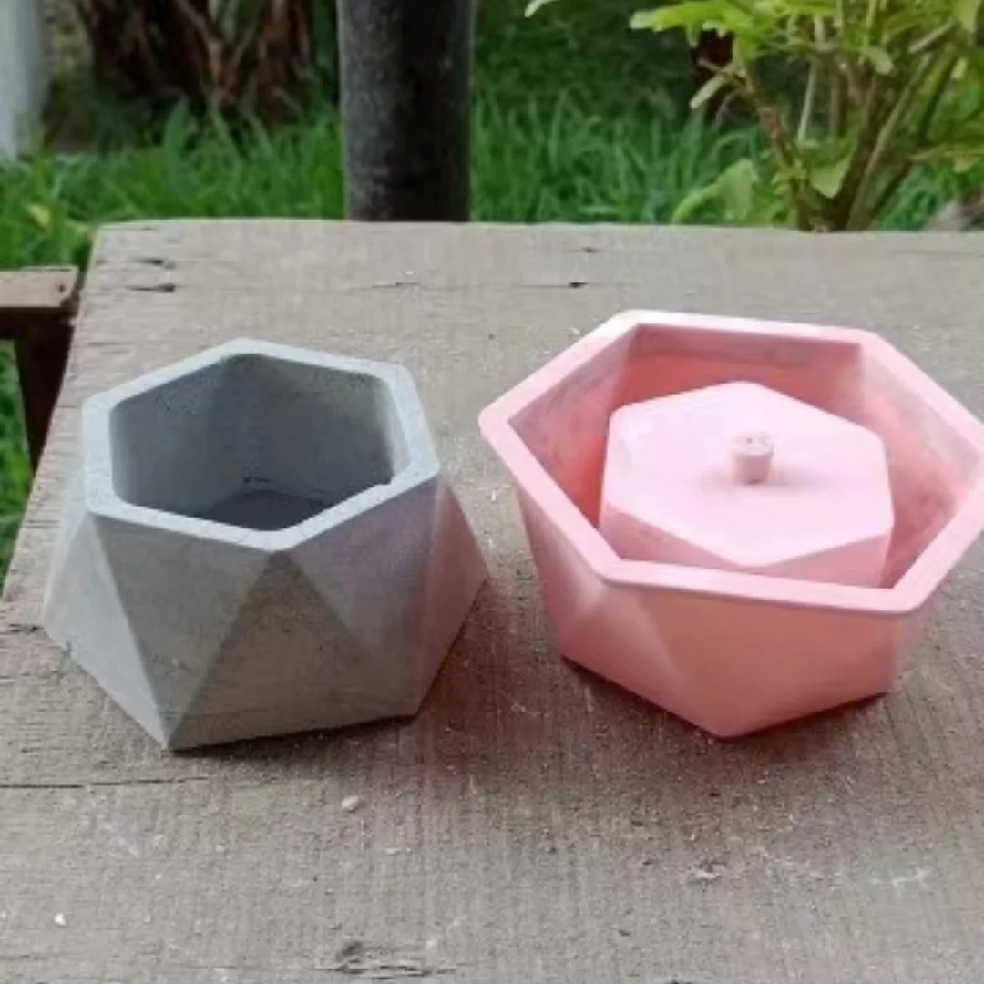 Succulent Flowerpot Mold For DIY Decoration